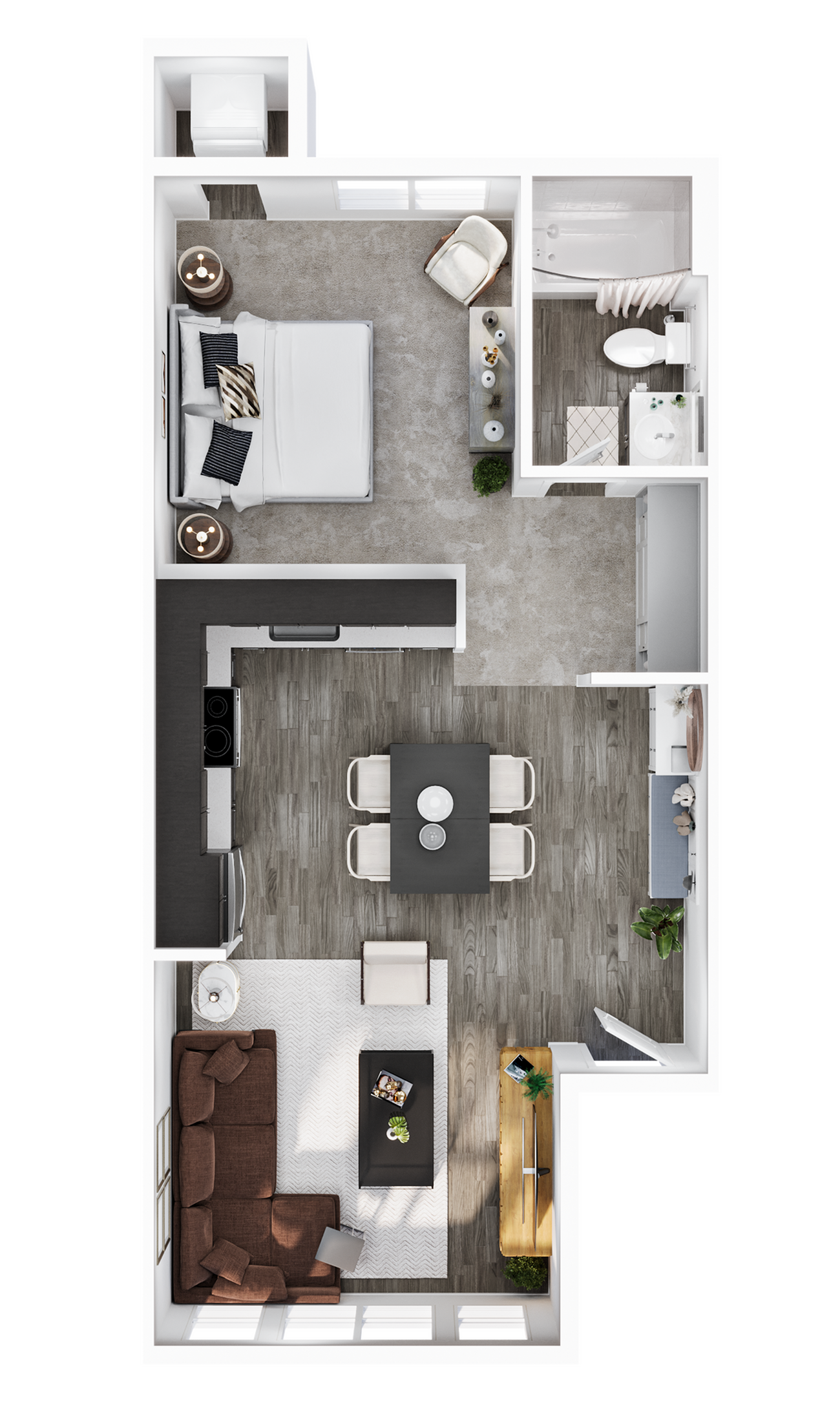 1BR/1BA &ndash; A2
