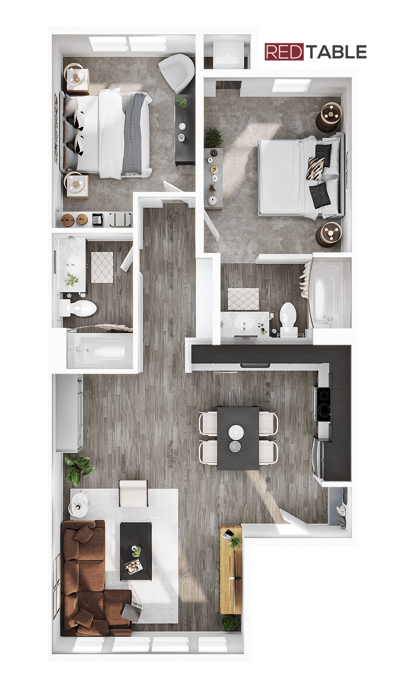 2BR/2BA &ndash; B2