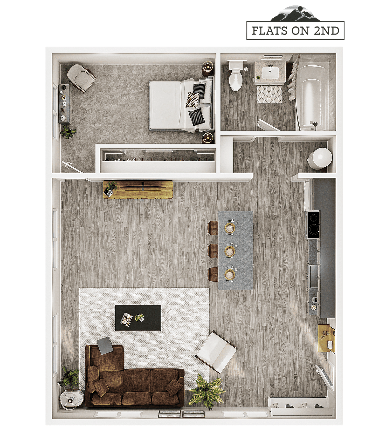 1BR/1BA &ndash; A2