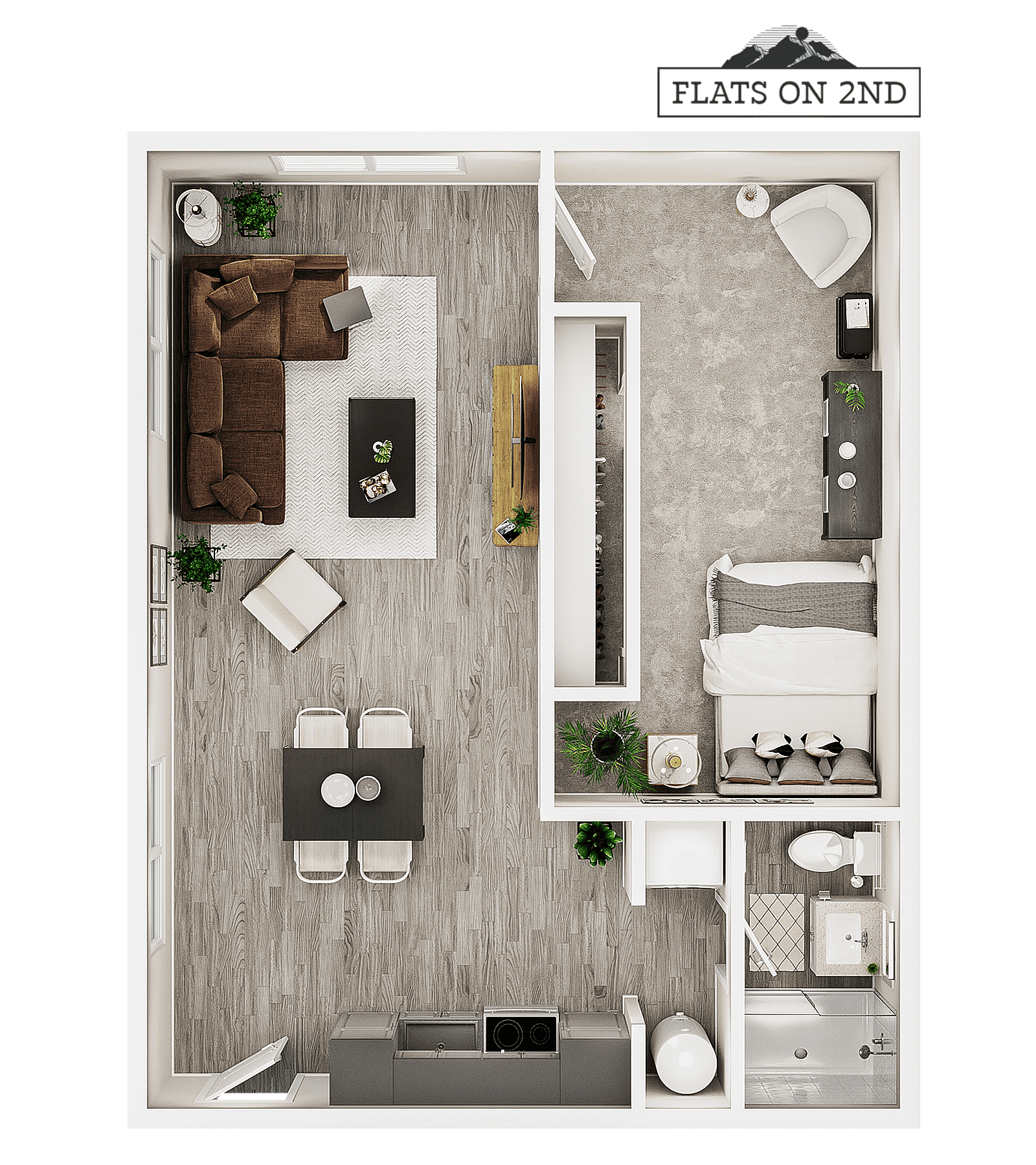 1BR/1BA &ndash; A3