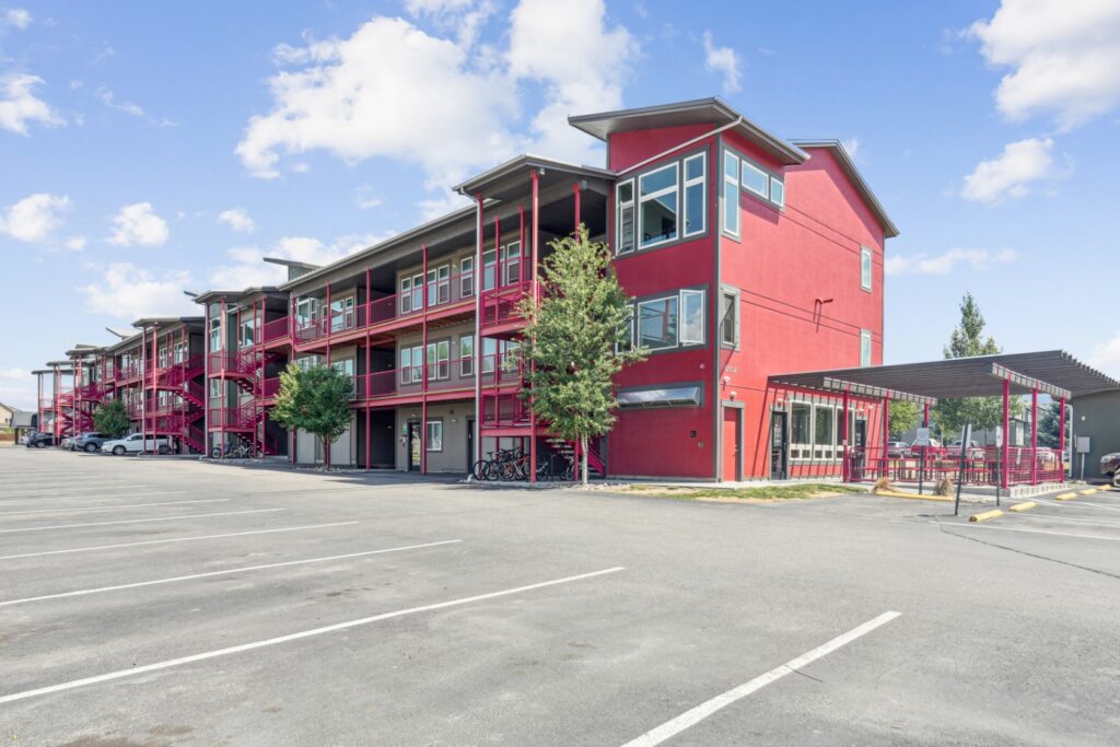 Exterior and parking at Red Table