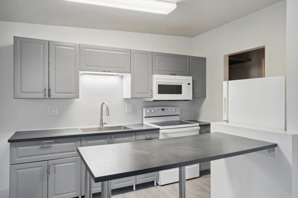 Fully equipped kitchen at Flats on 2nd