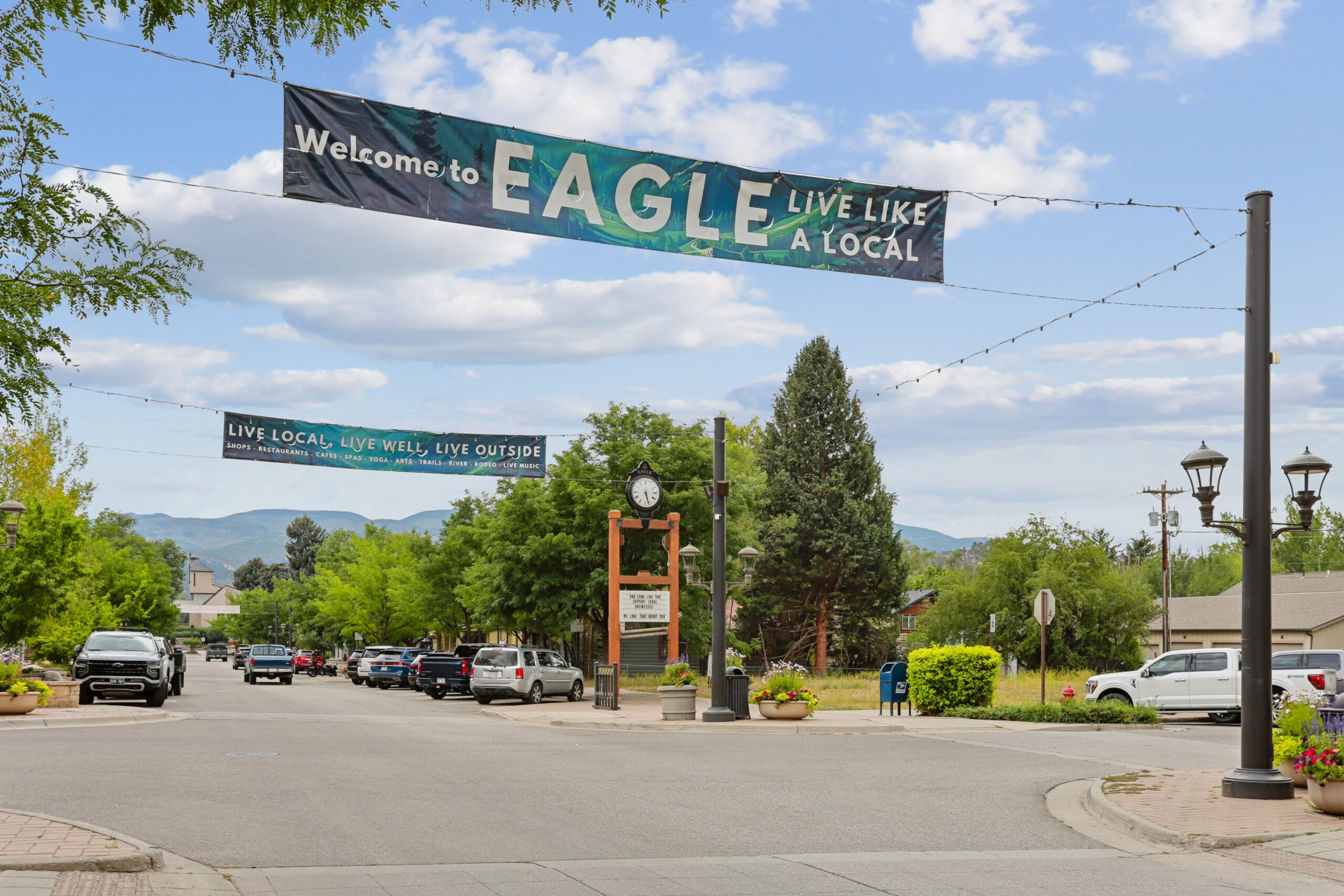 Downtown Eagle, Colorado main street