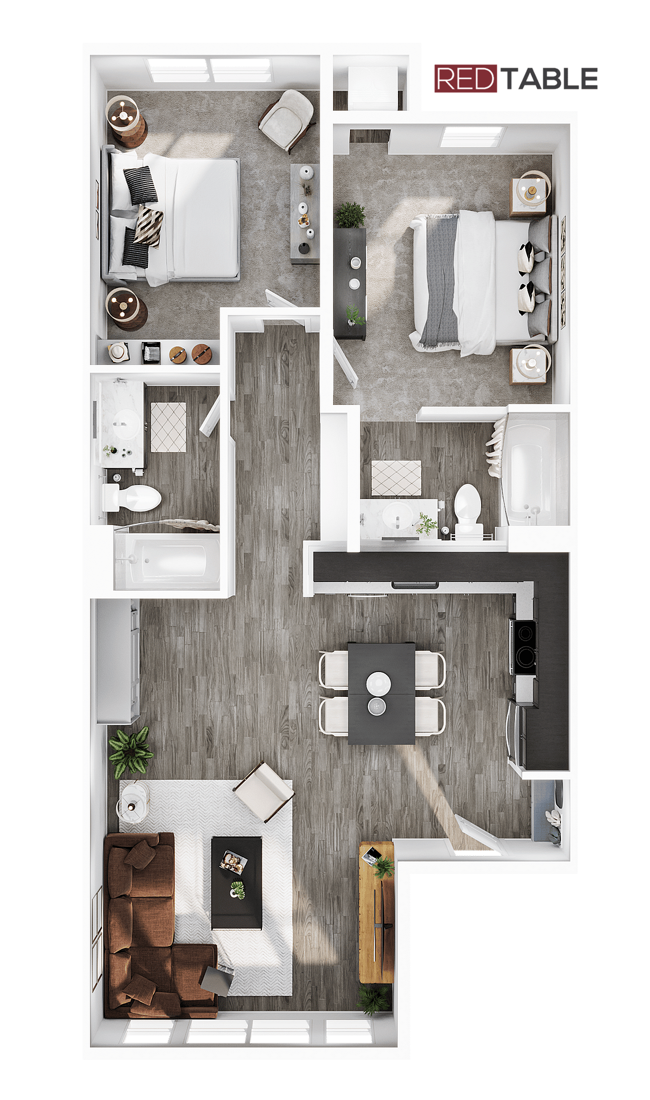 2BR/2BA &ndash; B1 Shared